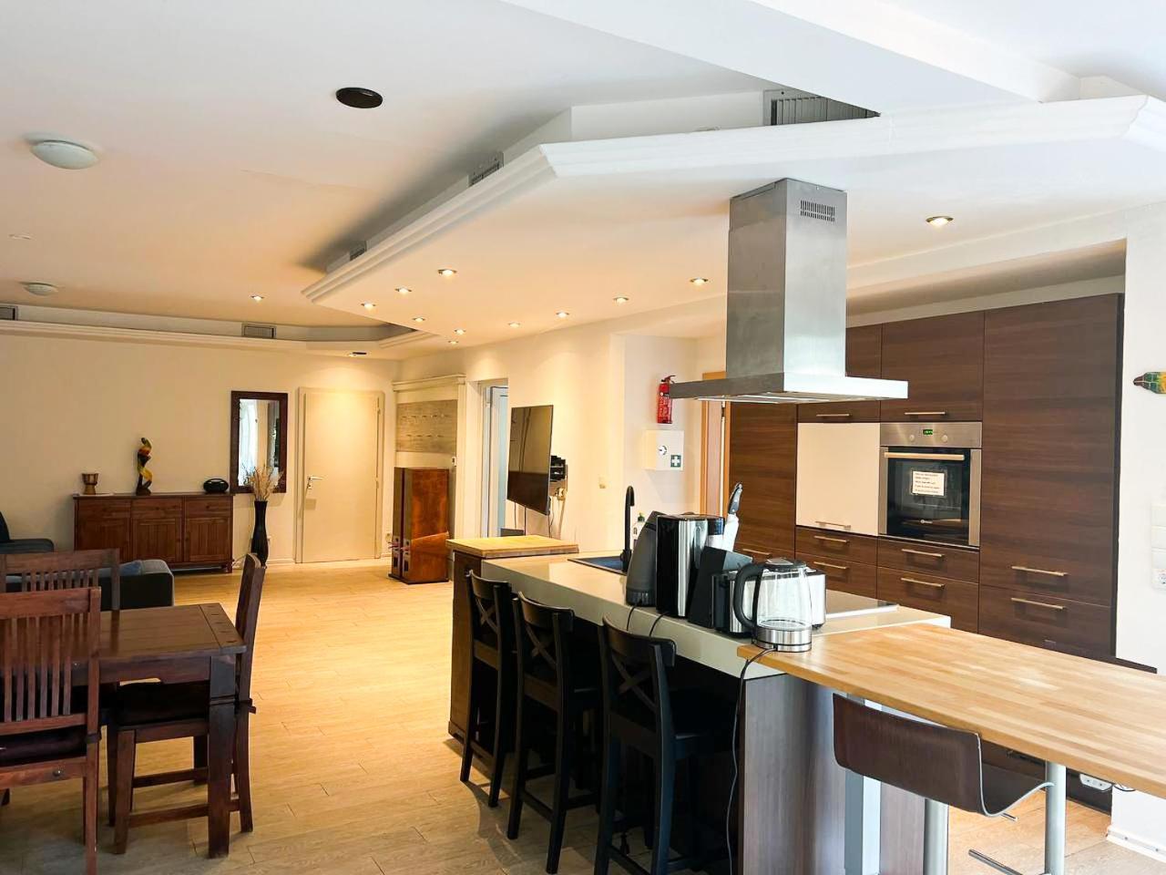 Grosse & Voll Ausgestattete Apartments, Studios, Doppelzimmer, Workspace, Parkplatz, Netflix, Prime & Schnelles Wifi In Ruhiger Lage Mit Garten Rudolstadt Luaran gambar